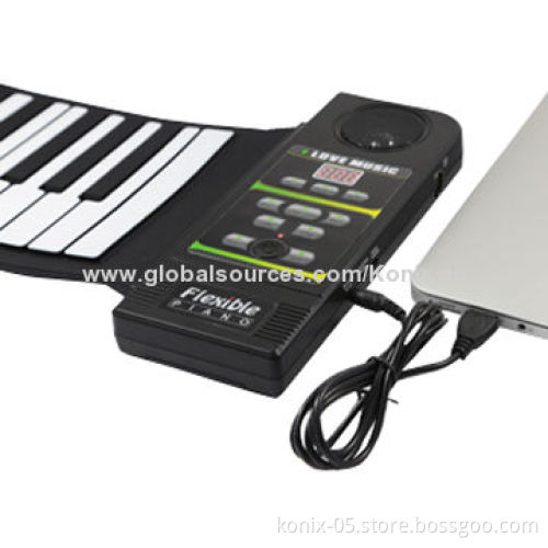 Foldable mini, roll up piano for kids